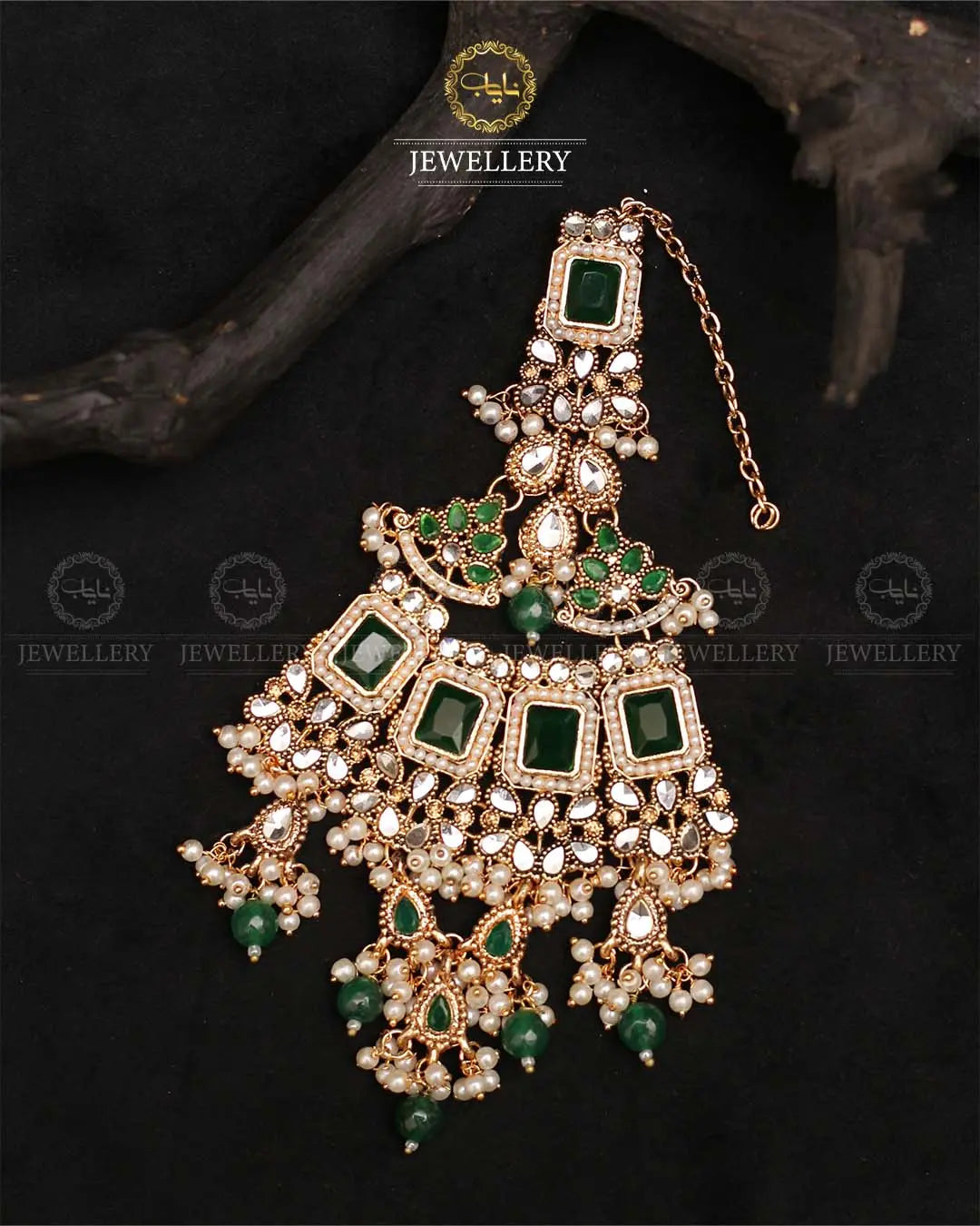 Kundan jhomer -2378 (Copy) Nayab Jewellery