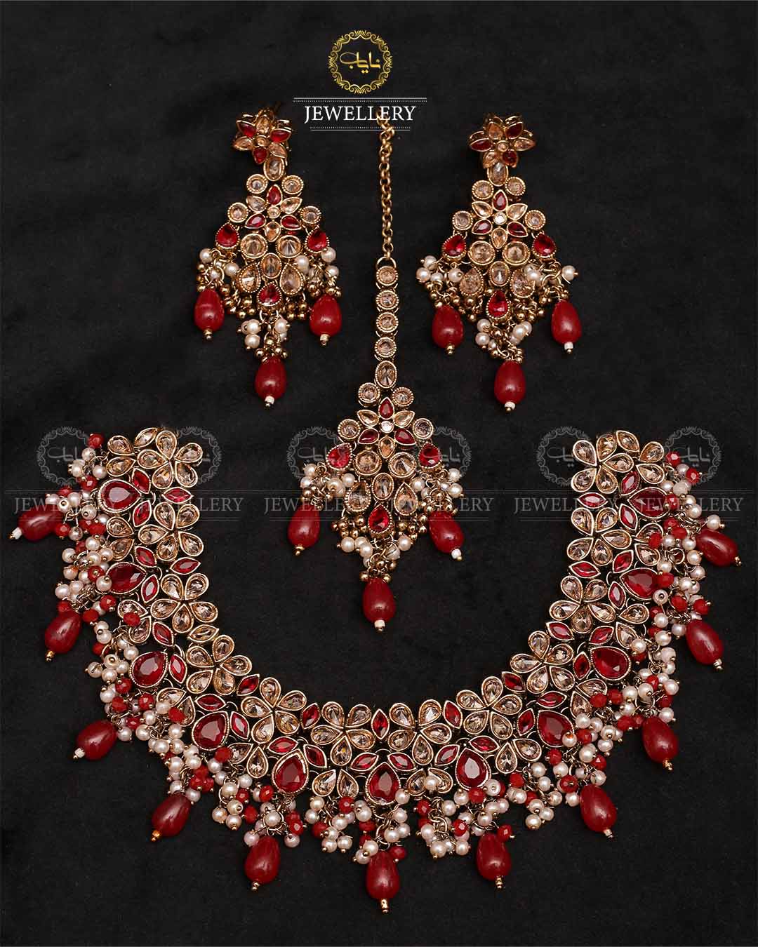 Luxus Necklace set-2355 Nayab Jewellery