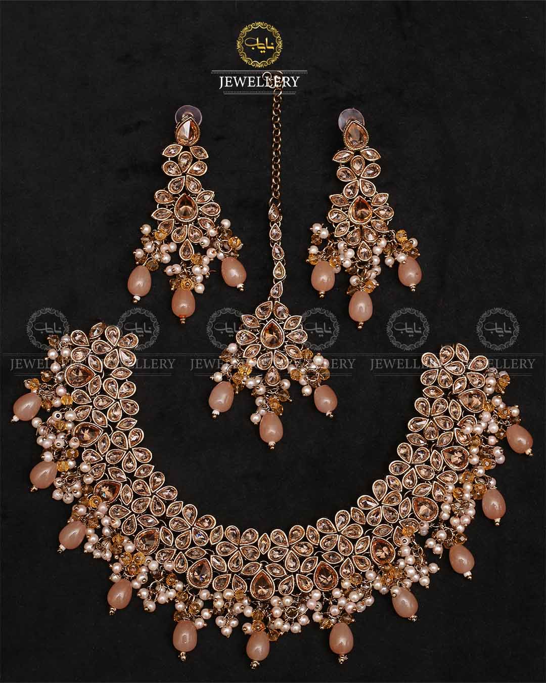 Luxus Necklace set-2355 Nayab Jewellery