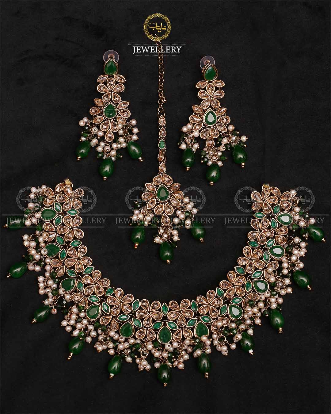 Luxus Necklace set-2355 Nayab Jewellery