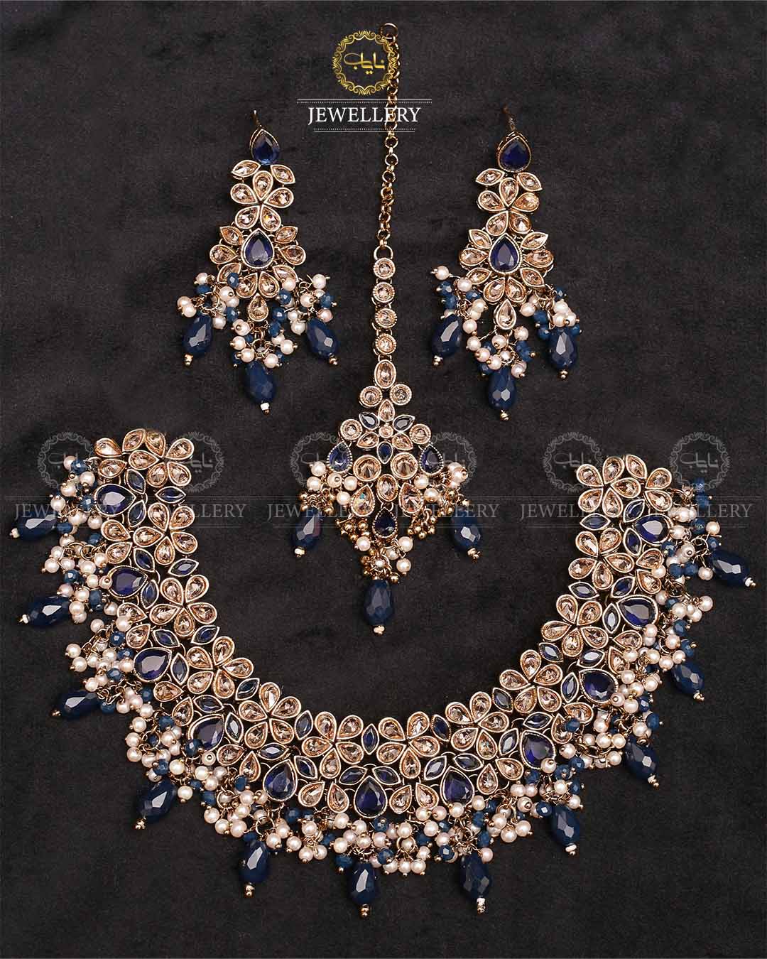 Luxus Necklace set-2355 Nayab Jewellery