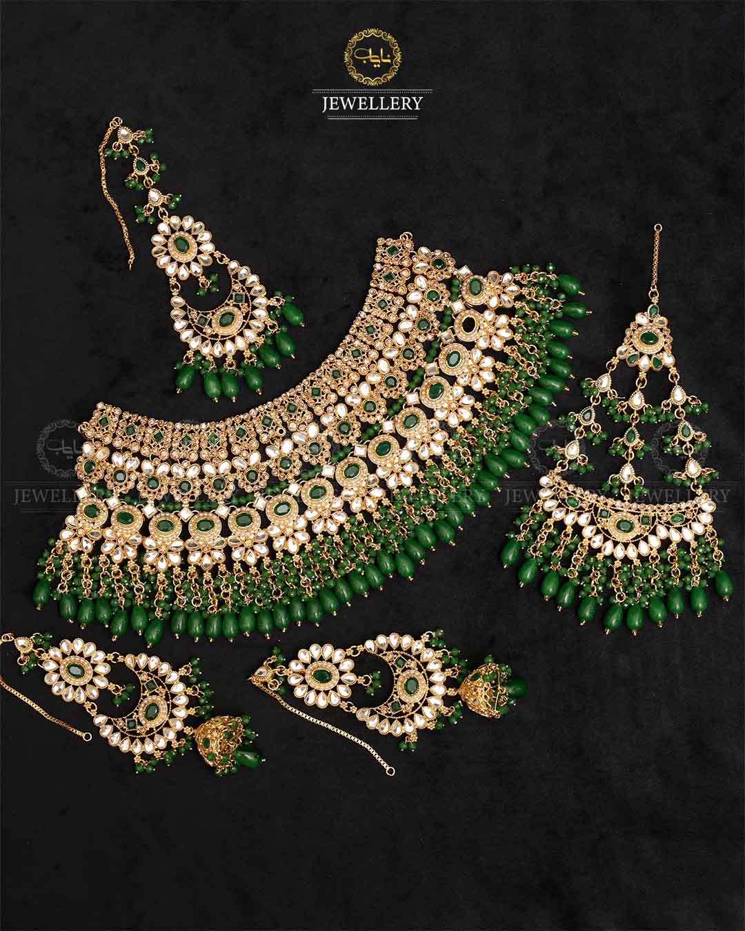 Malka designer Bridal set -2170 Nayab Jewellery