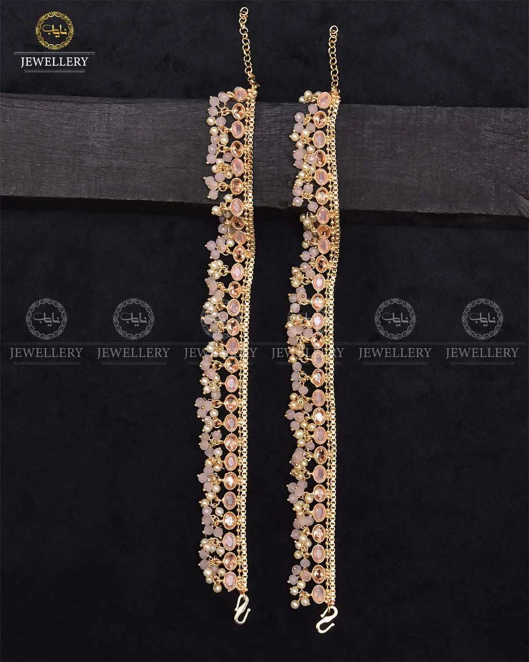 Manjoos Zarcon Anklet (Pazaib)-2290-Golden Nayab Jewellery