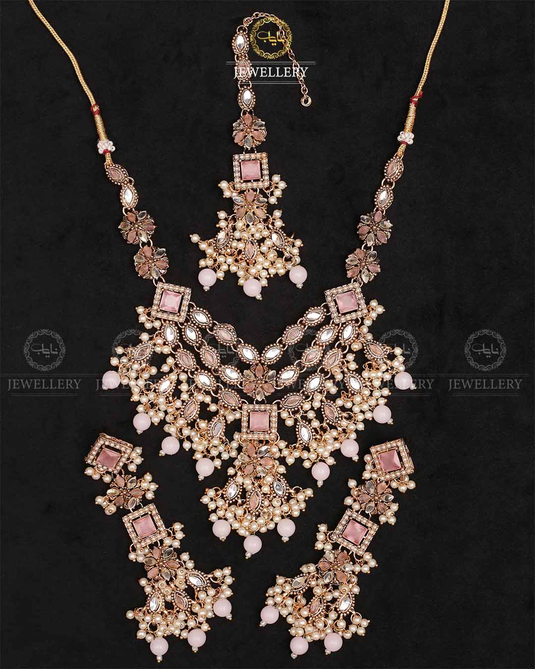 Mercury Kundan Necklace set-2329-Golden Nayab Jewellery