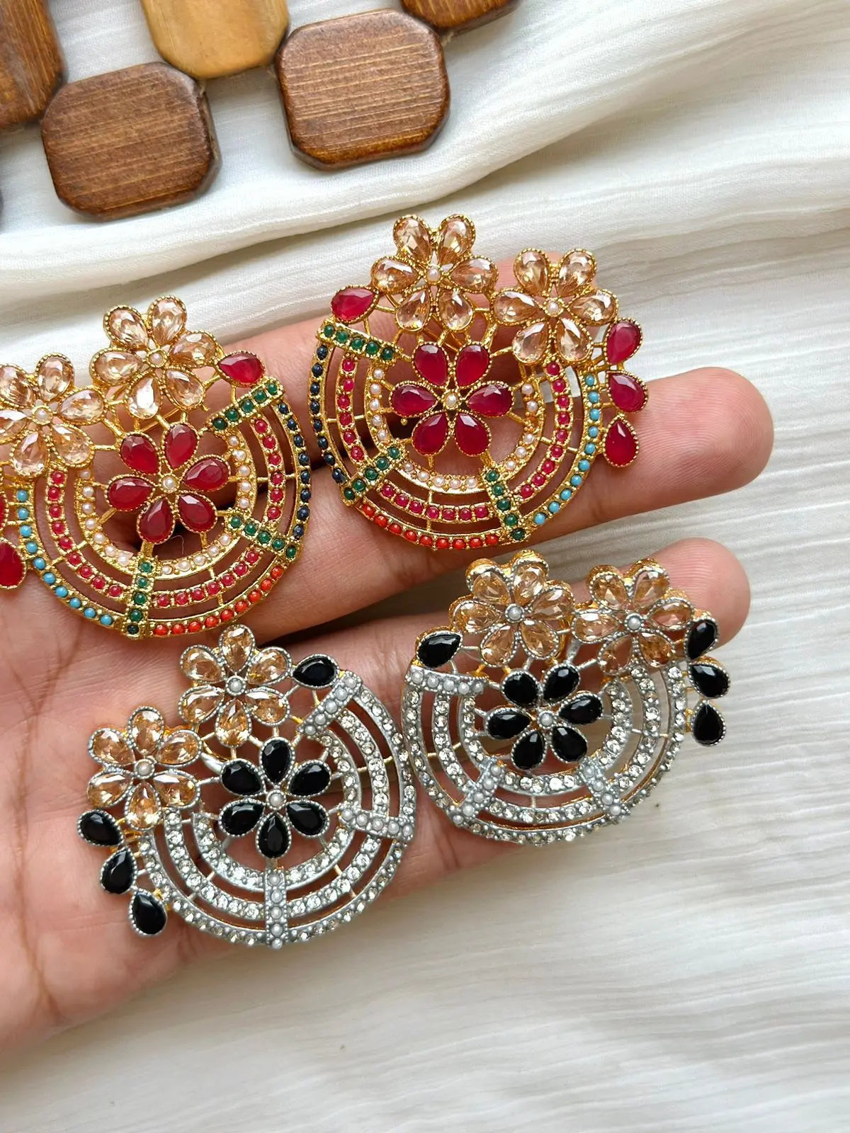 Mika Zarcon Round Tops-2125-Golden Nayab Jewellery