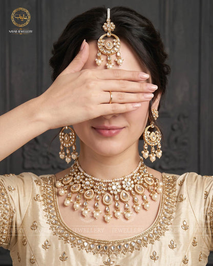 Uncut Kundan Necklace set N-1028