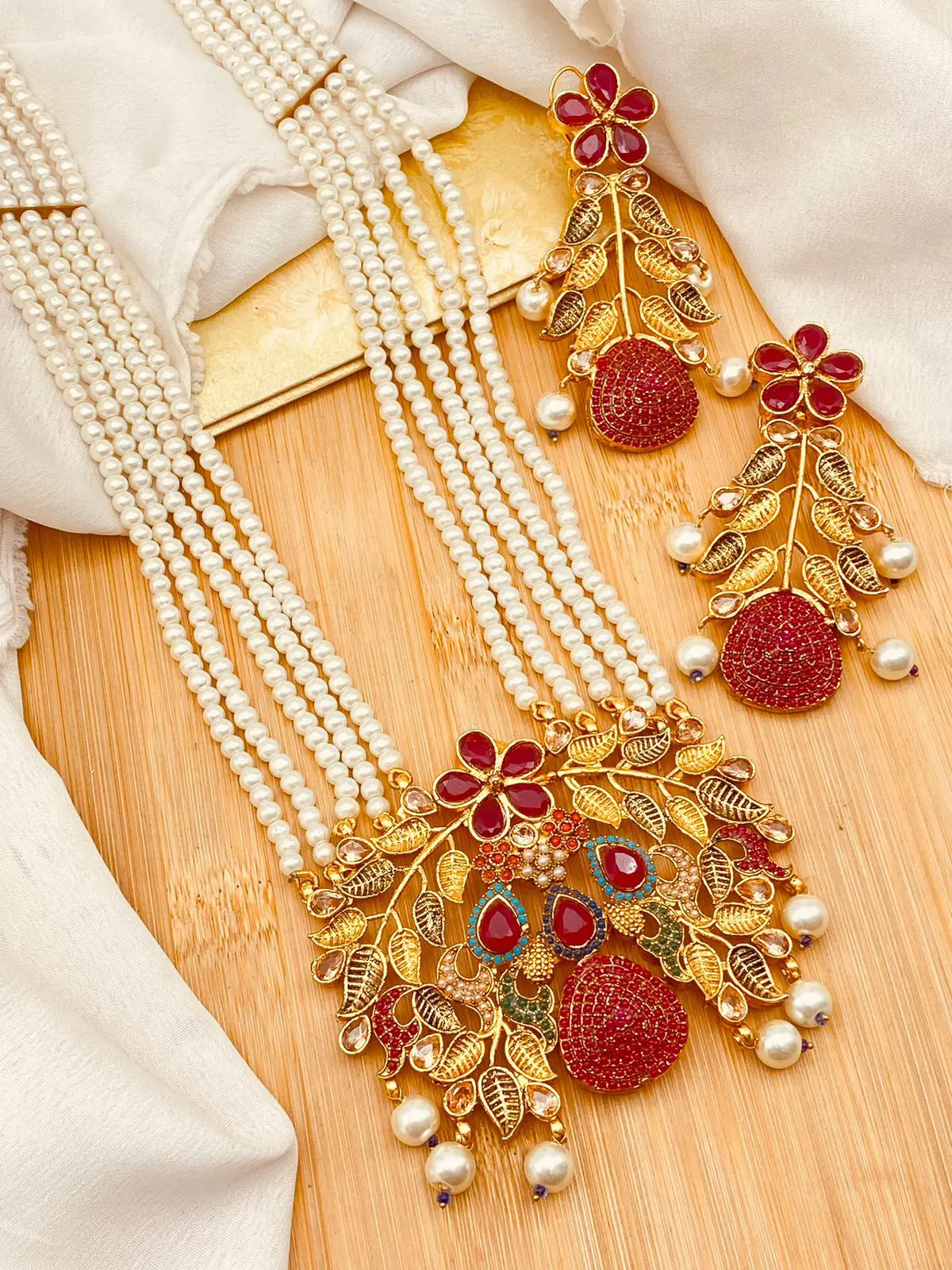 Nauratan Maala Set NJ-1521 Nayab Jewellery