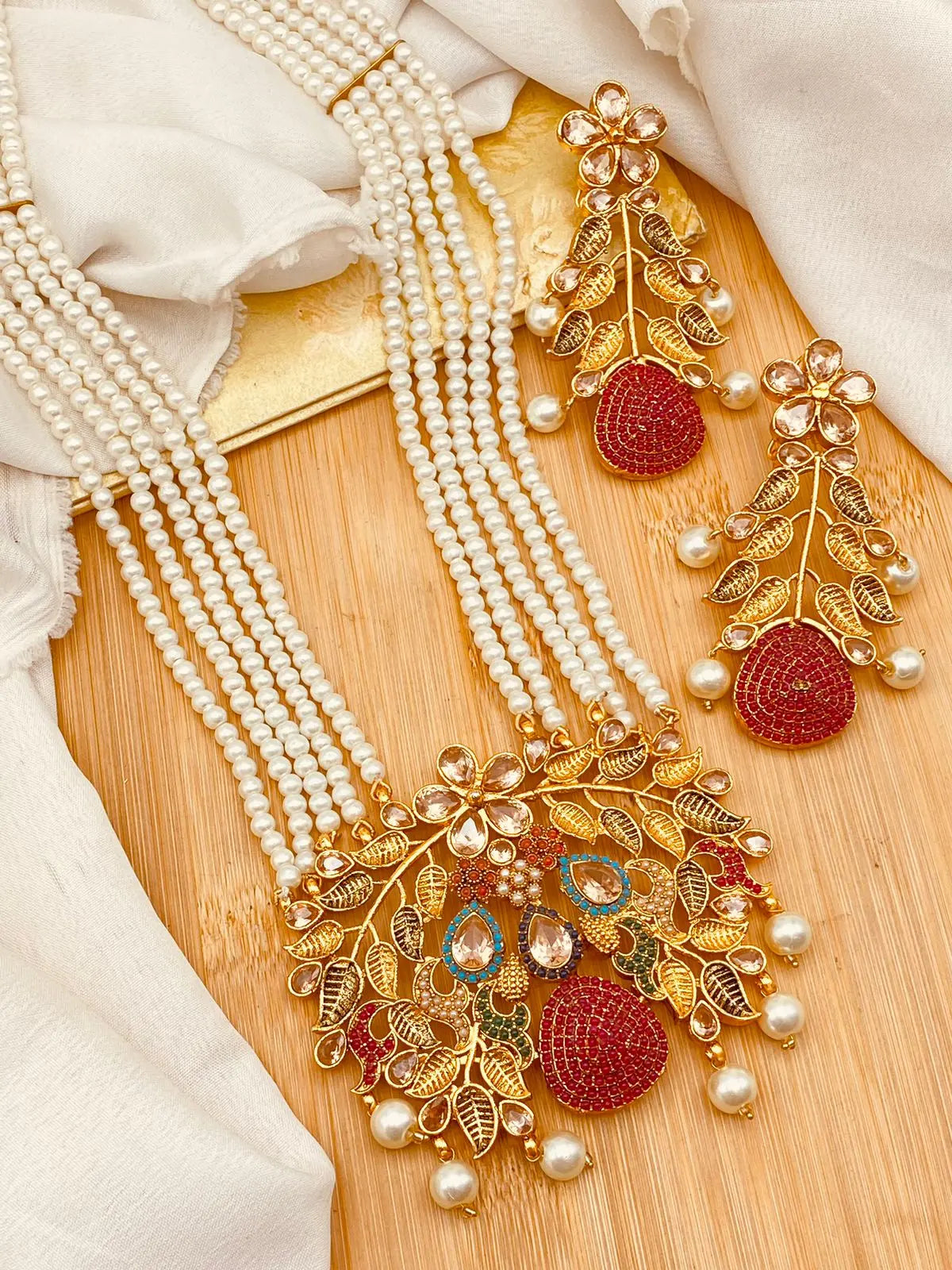 Nauratan Maala Set NJ-1521 Nayab Jewellery