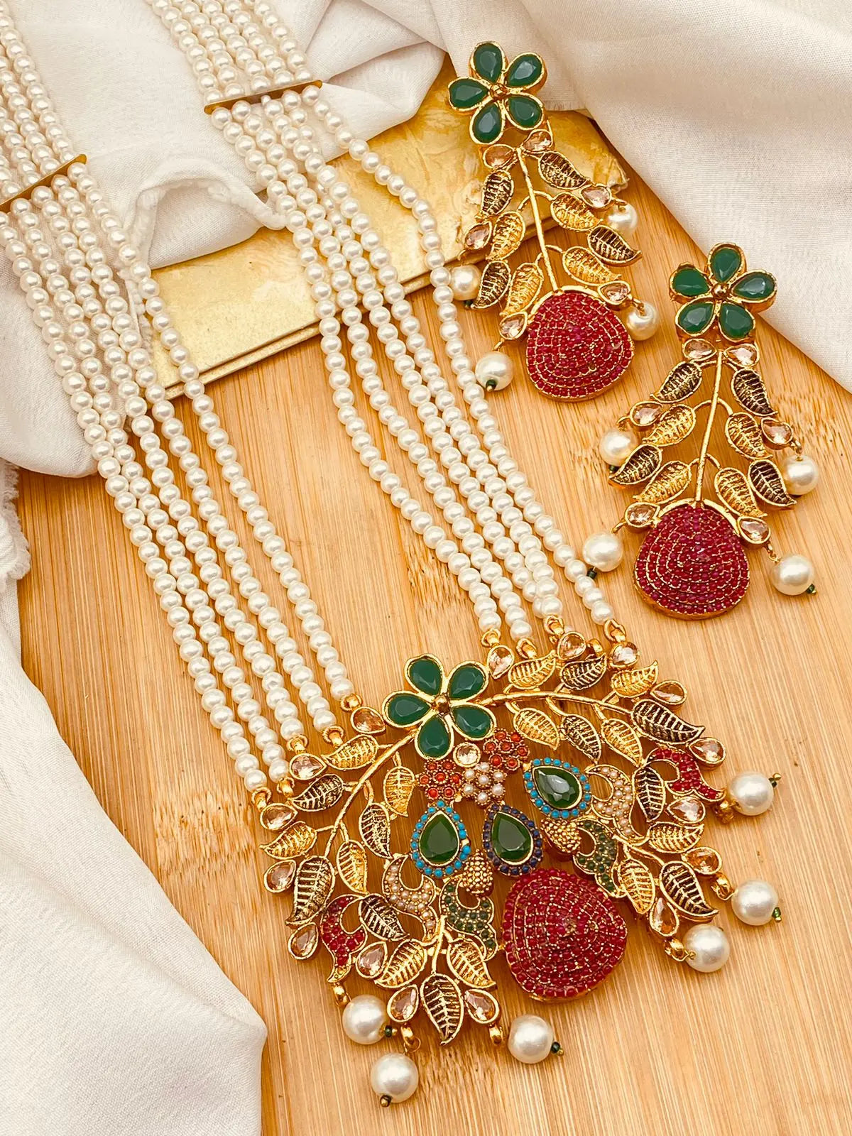 Nauratan Maala Set NJ-1521 Nayab Jewellery