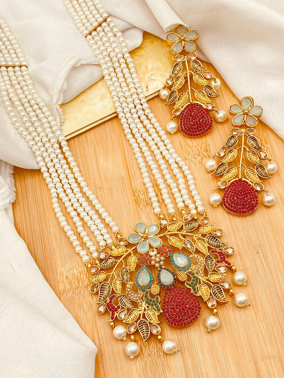 Nauratan Maala Set NJ-1521 Nayab Jewellery