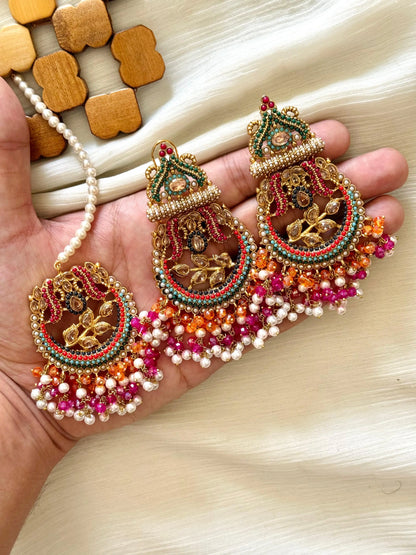 Noratan Baali Tika set-2304 Nayab Jewellery