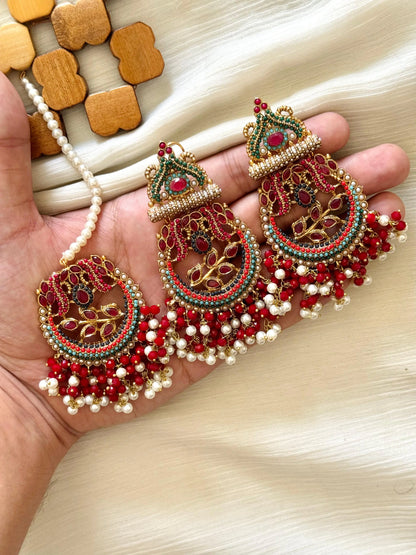 Noratan Baali Tika set-2304 Nayab Jewellery