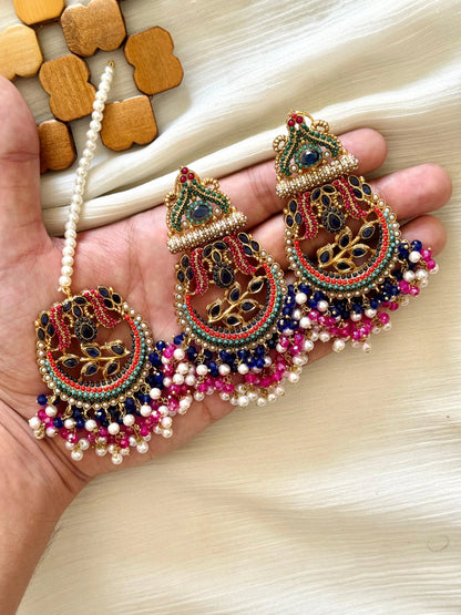 Noratan Baali Tika set-2304 Nayab Jewellery
