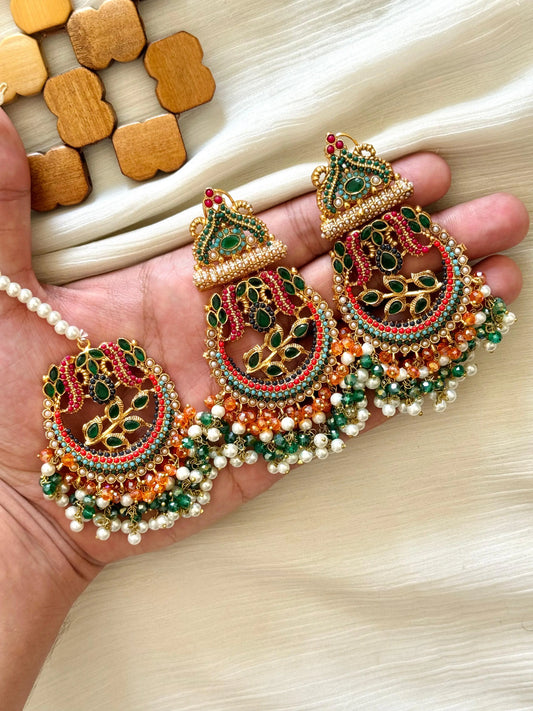 Noratan Baali Tika set-2304 Nayab Jewellery