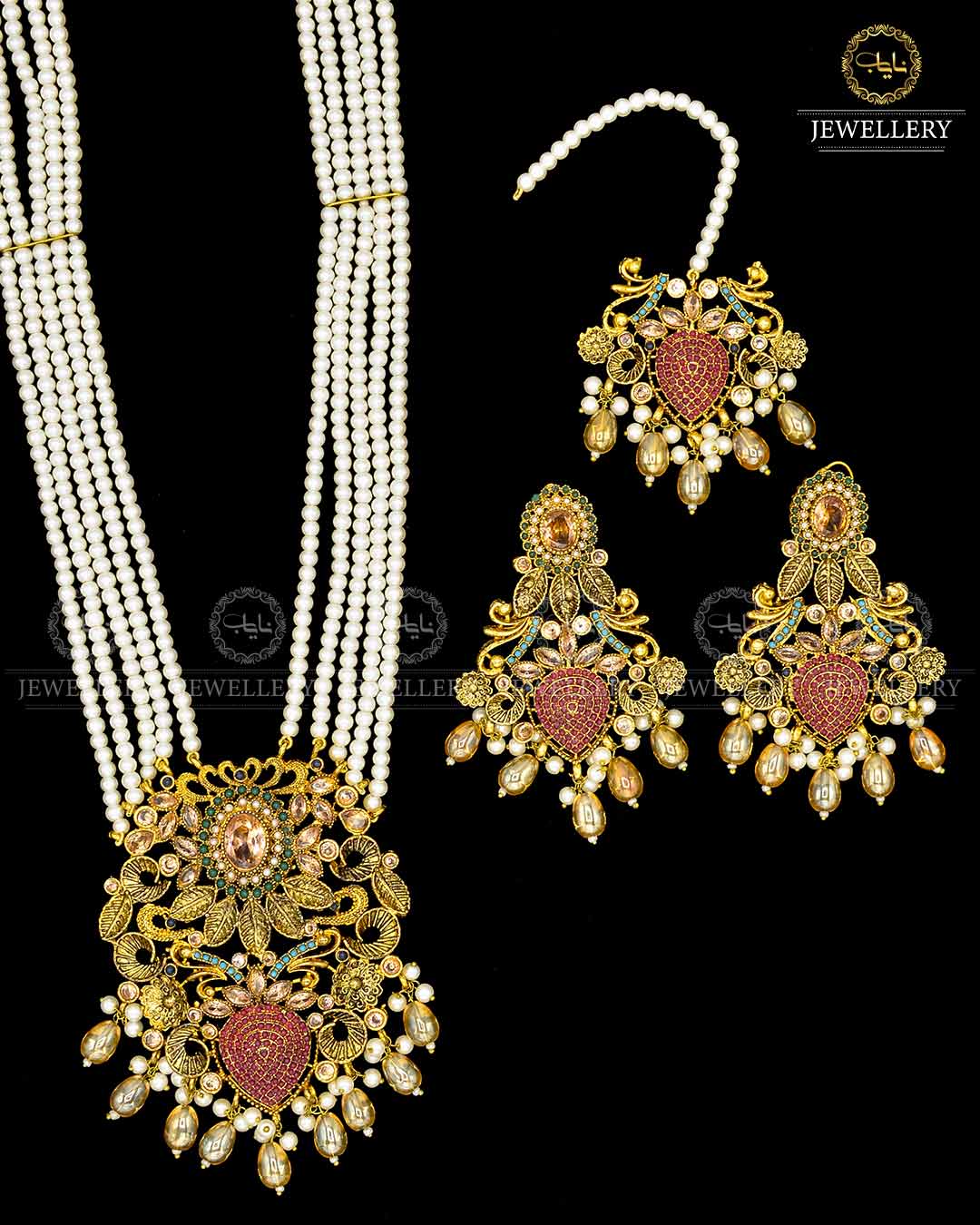 Noratan Bridal Mala set NJ- 1682 Nayab Jewellery