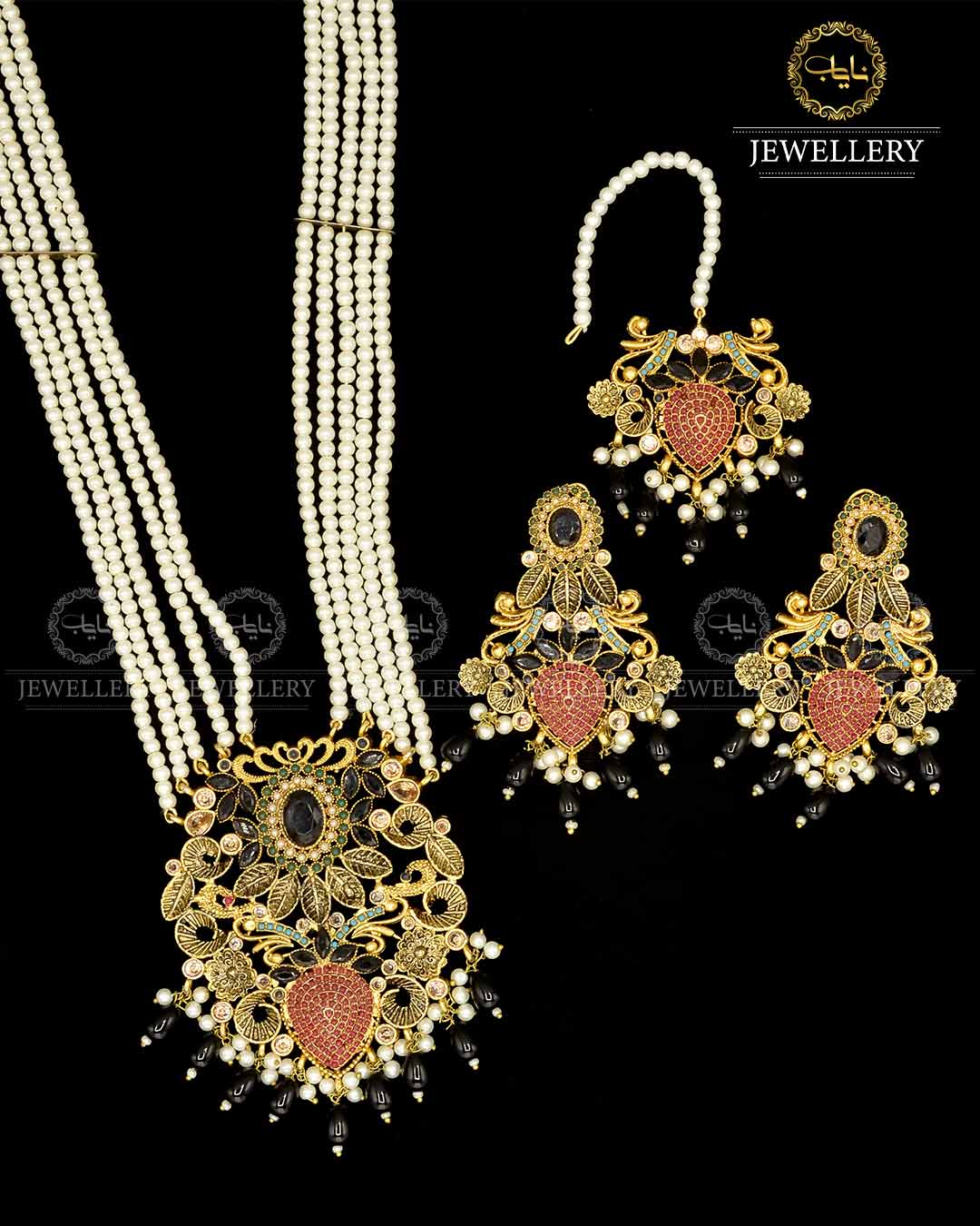 Noratan Bridal Mala set NJ- 1682 Nayab Jewellery