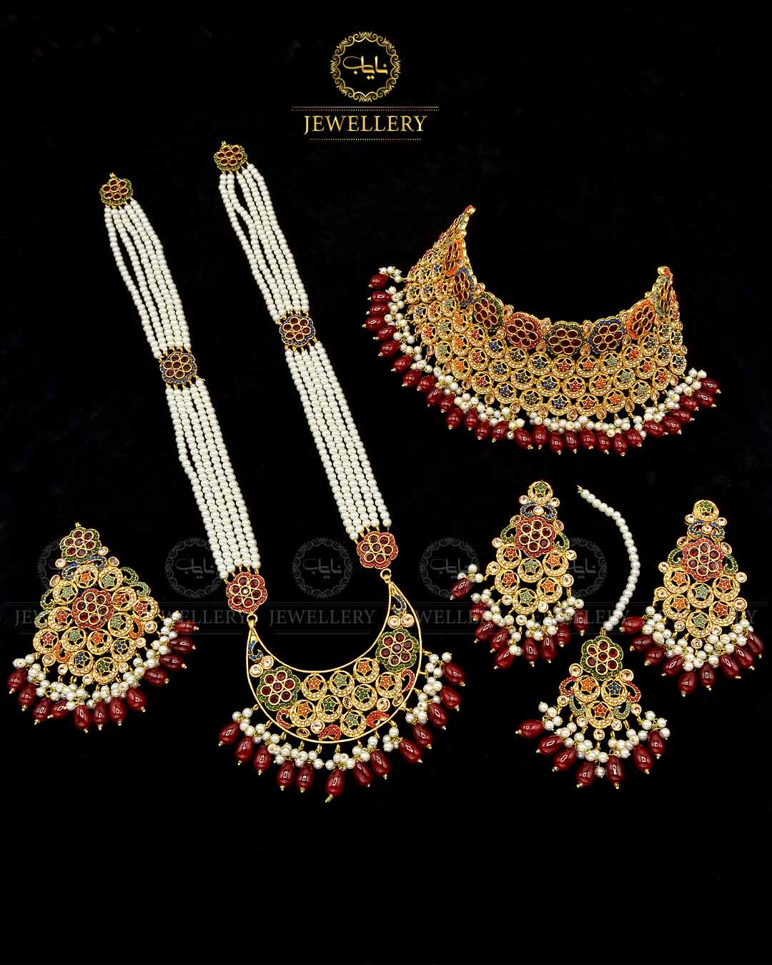 Noratan Bridal set NJ -1696 Nayab Jewellery