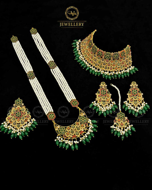 Noratan Bridal set NJ -1696 Nayab Jewellery