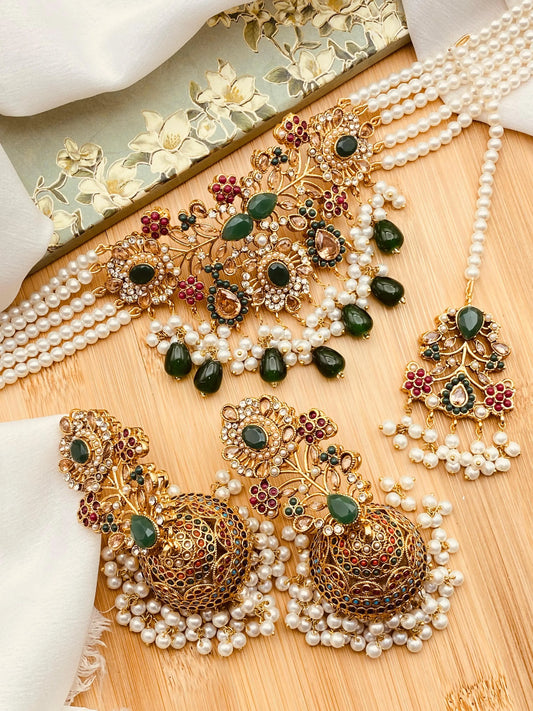 Noratan Chokar Set NJ-1420 Nayab Jewellery