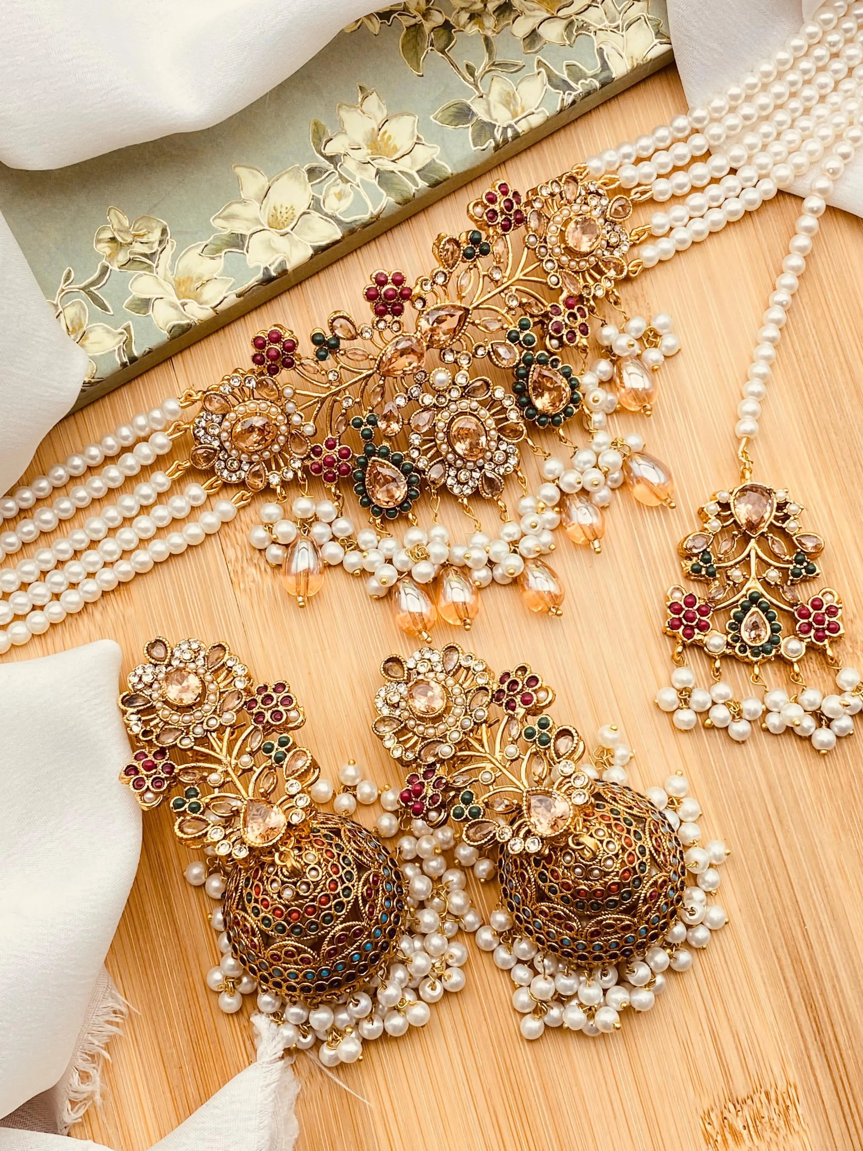 Noratan Chokar Set NJ-1420 Nayab Jewellery