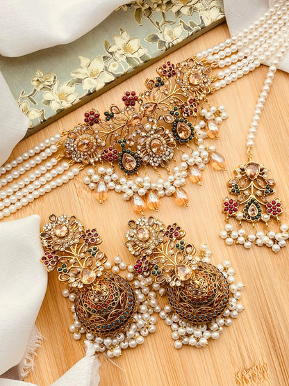 Noratan Chokar Set NJ-1420 Nayab Jewellery