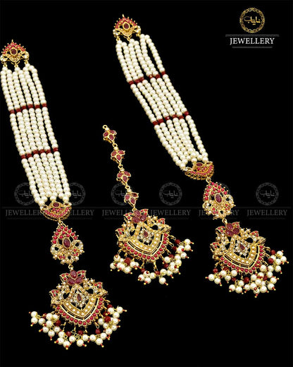 Noratan Sahara Earrings with Tika NJ-1668 Nayab Jewellery