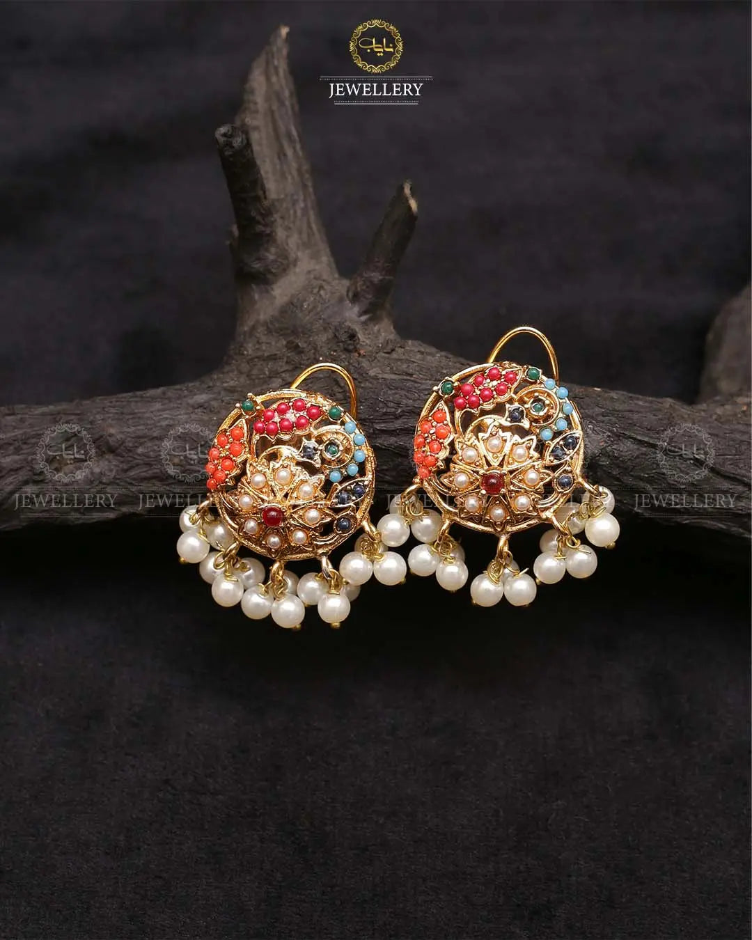 Noratan Studs -2346 Nayab Jewellery