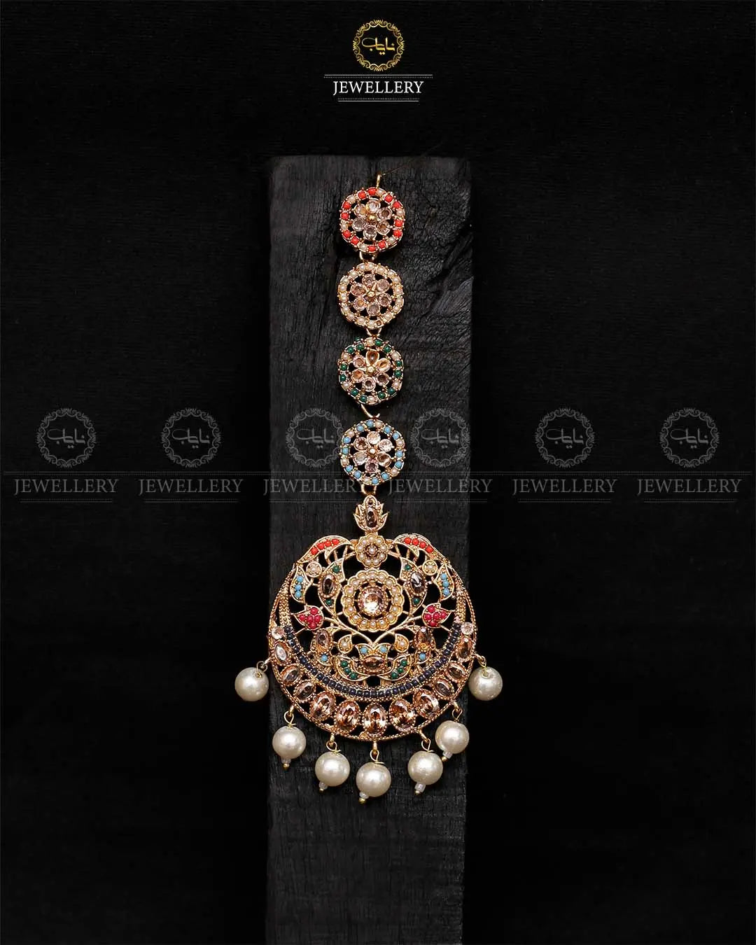 Noratan With Zarcon Stones Tika-2090 Nayab Jewellery