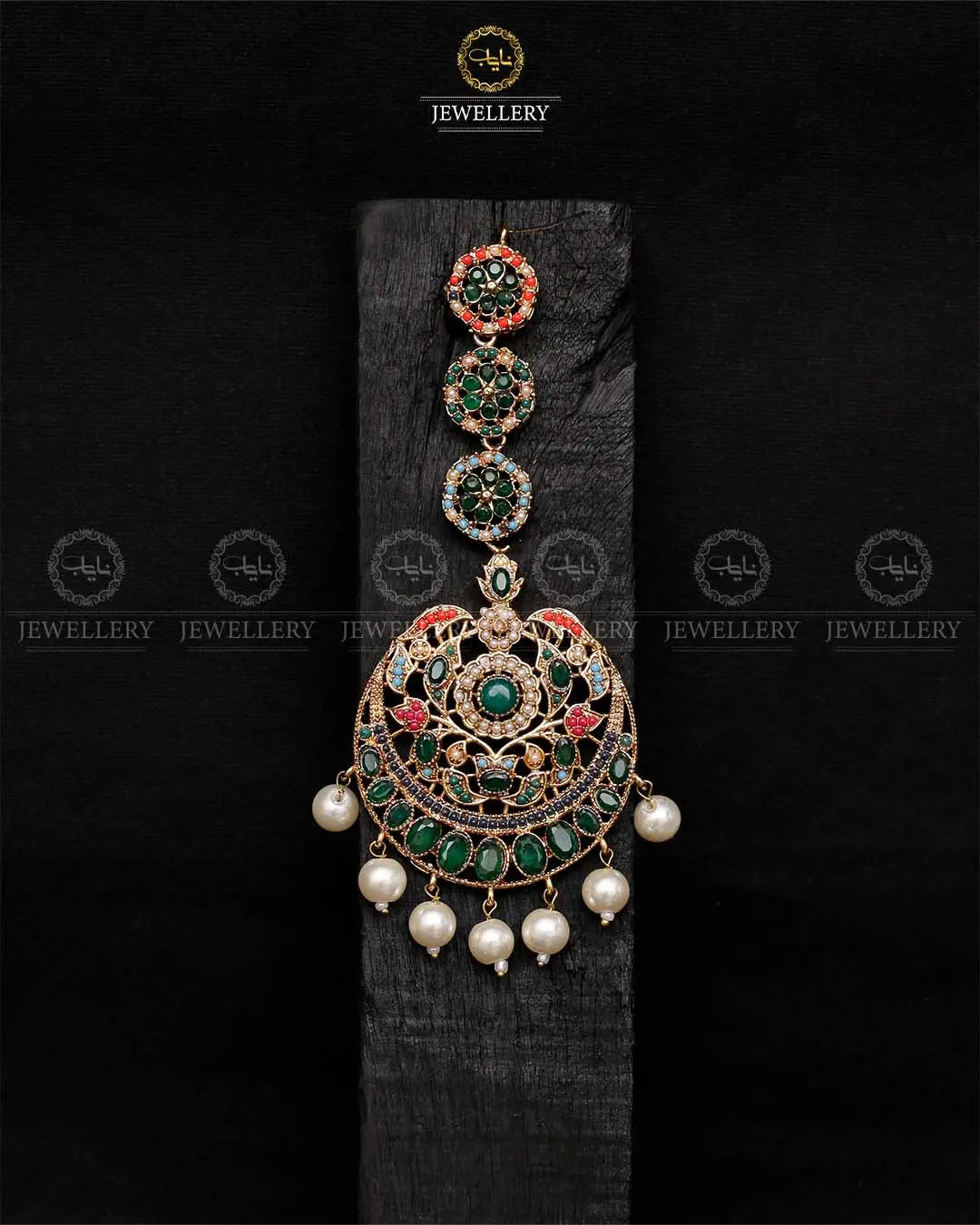 Noratan With Zarcon Stones Tika-2090 Nayab Jewellery