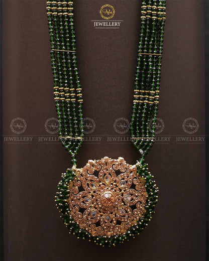 Omega Long Broch Mala-2293 Nayab Jewellery