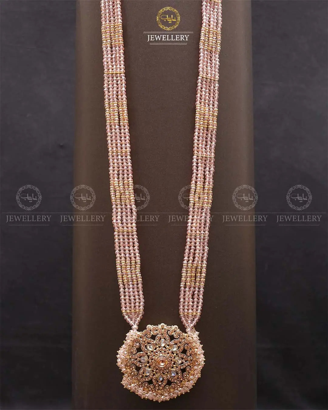 Omega Long Broch Mala-2293 Nayab Jewellery