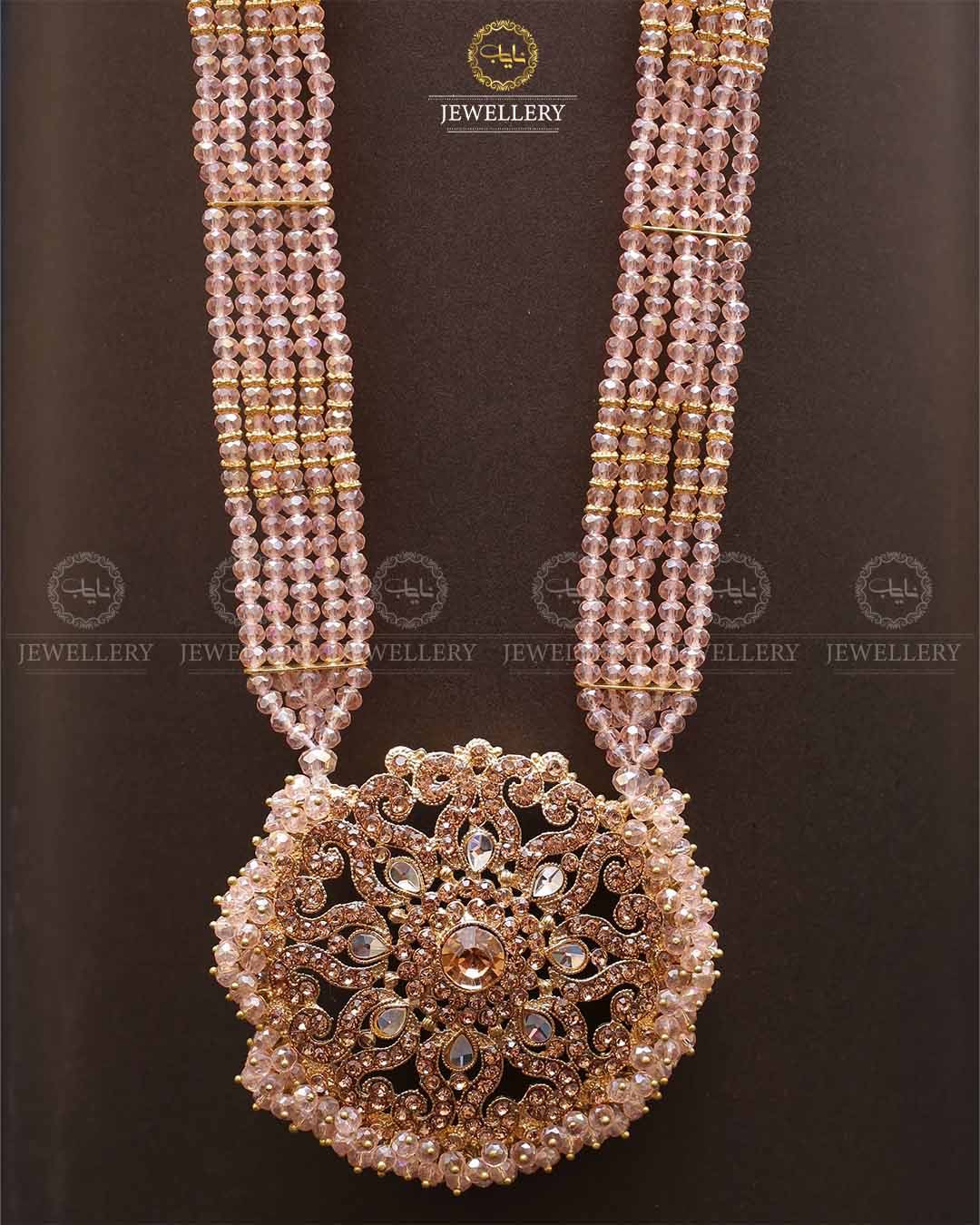 Omega Long Broch Mala-2293 Nayab Jewellery