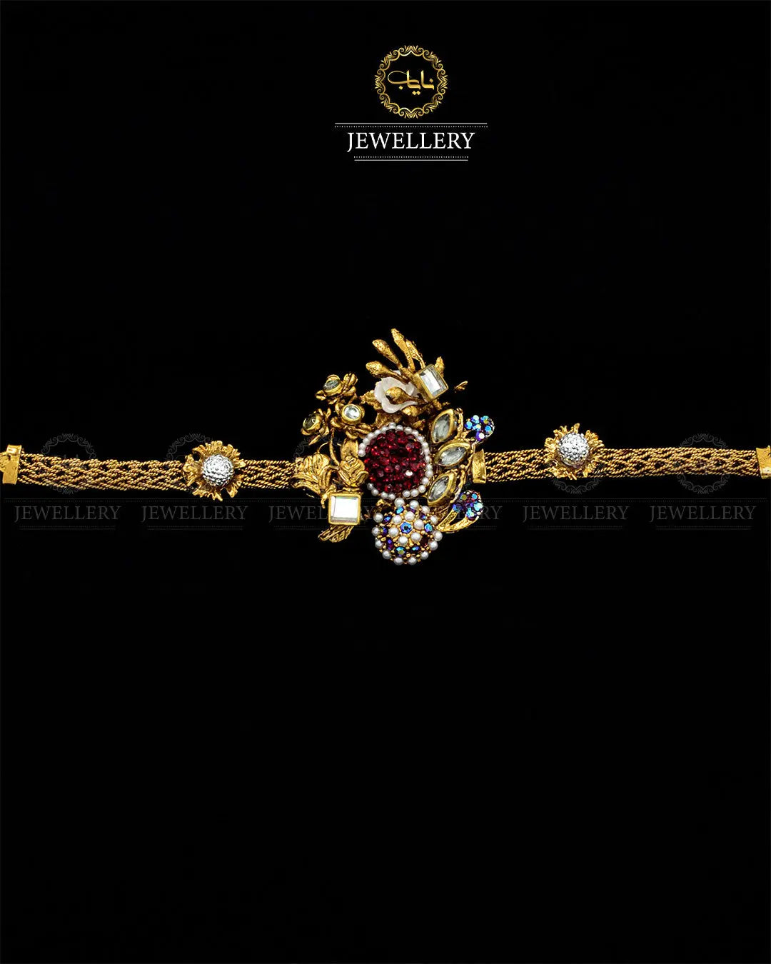 Premium Quality Turkish  Adjustable Bracelet (Each) NJ-1816 Nayab Jewellery