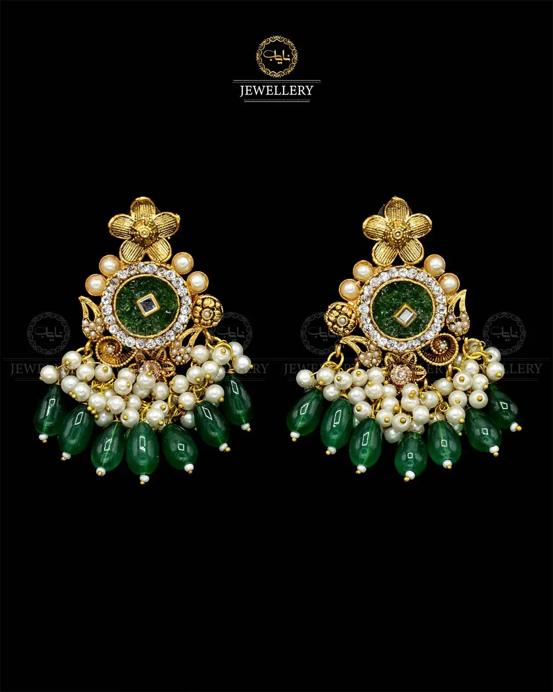 Premium quality Designer Earrings  NJ-1877 Nayab Jewellery