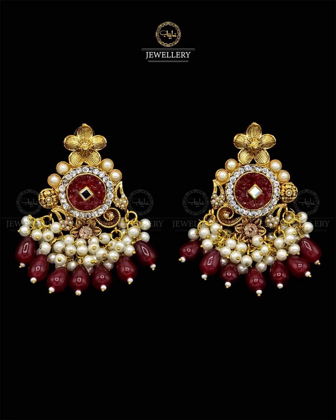 Premium quality Designer Earrings  NJ-1877 Nayab Jewellery