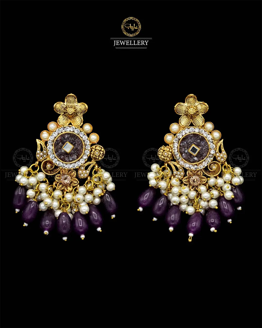 Premium quality Designer Earrings  NJ-1877 Nayab Jewellery