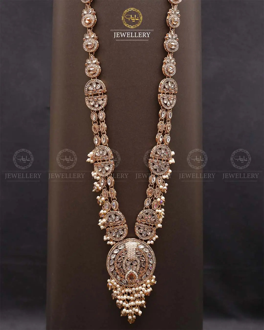 Rajhistani Lona mala (without earrings)-2306 Nayab Jewellery