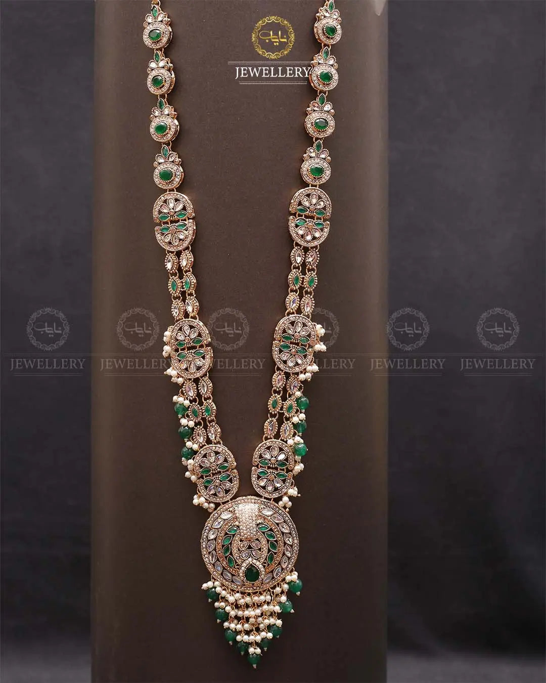 Rajhistani Lona mala (without earrings)-2306 Nayab Jewellery