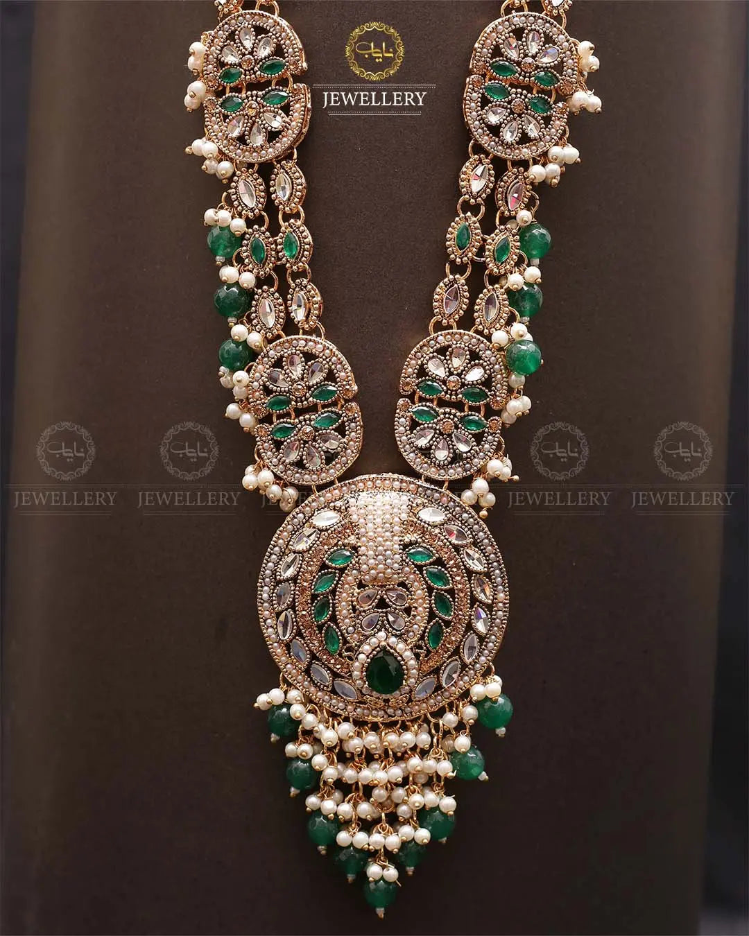 Rajhistani Lona mala (without earrings)-2306 Nayab Jewellery