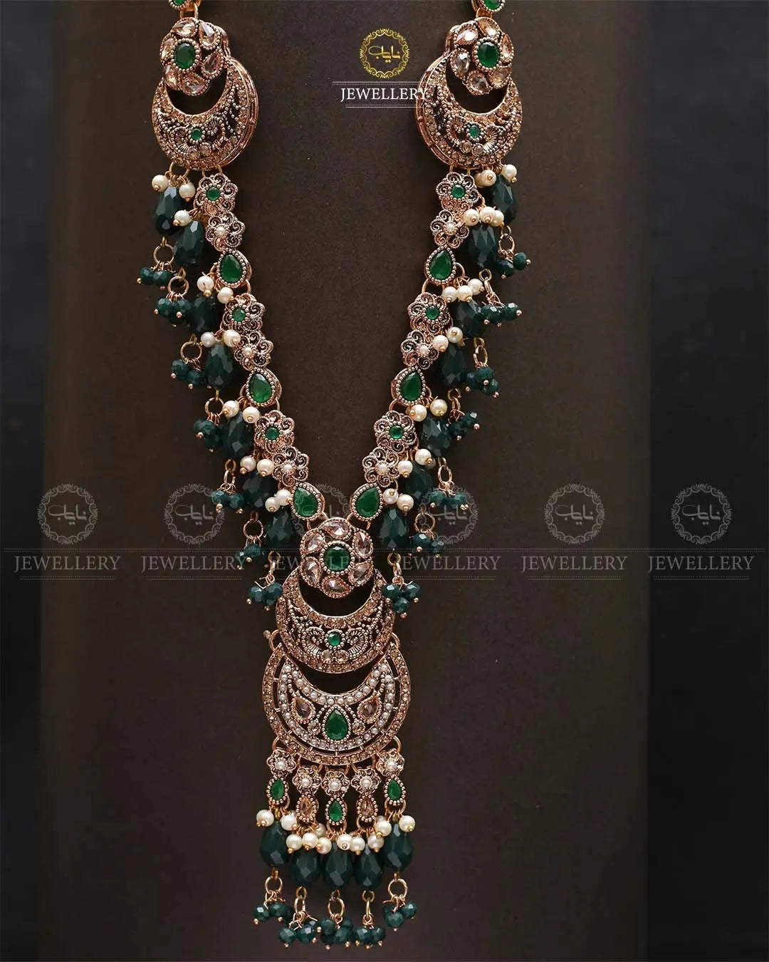 Rajhistani Long Mala set-2339-Golden Nayab Jewellery