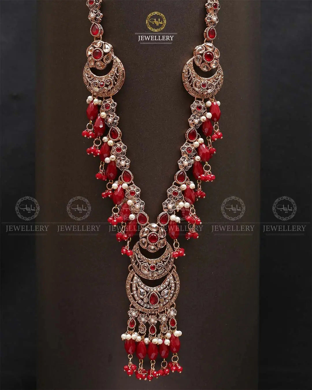 Rajhistani Long Mala set-2339-Golden Nayab Jewellery