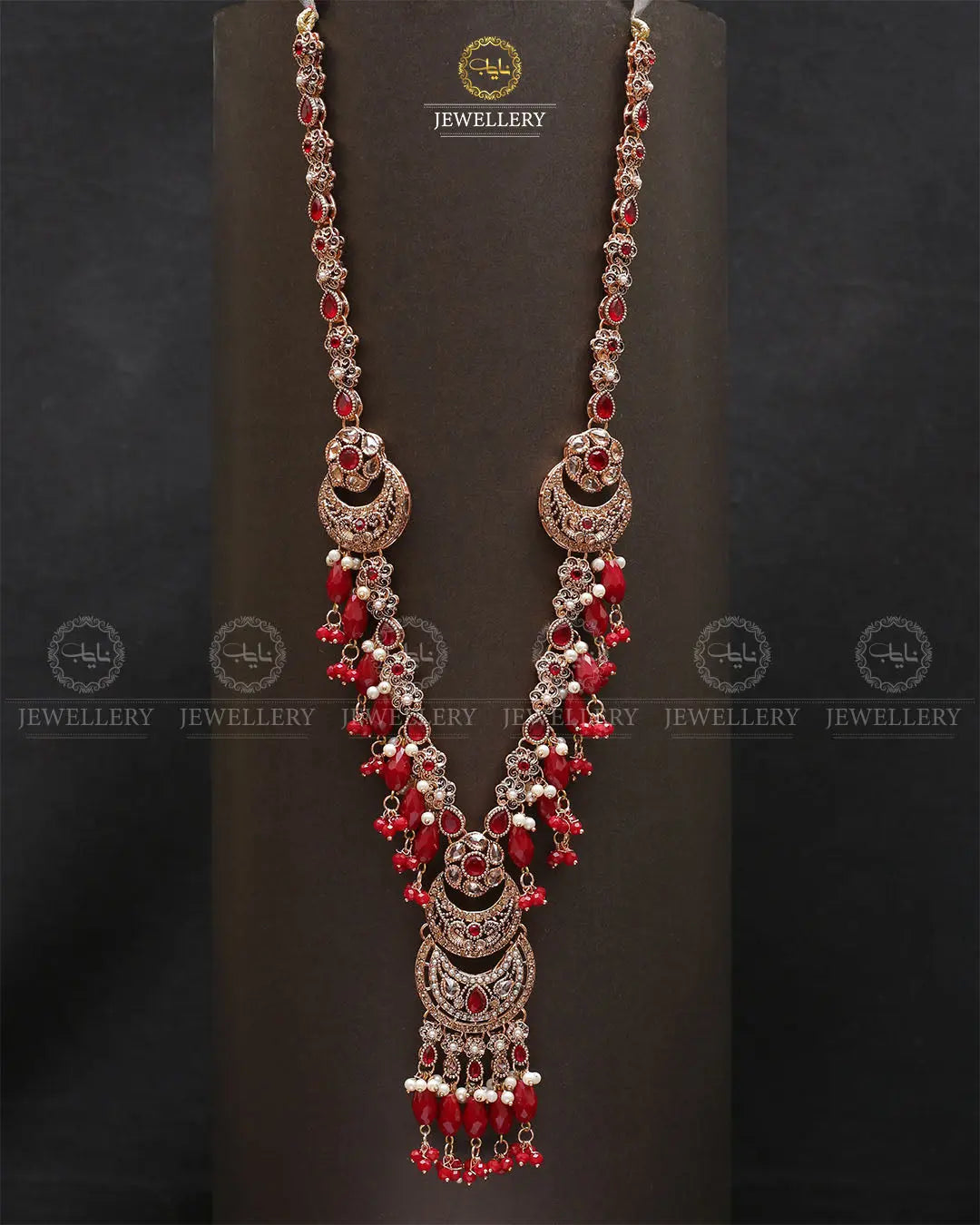 Rajhistani Long Mala set-2339-Golden Nayab Jewellery