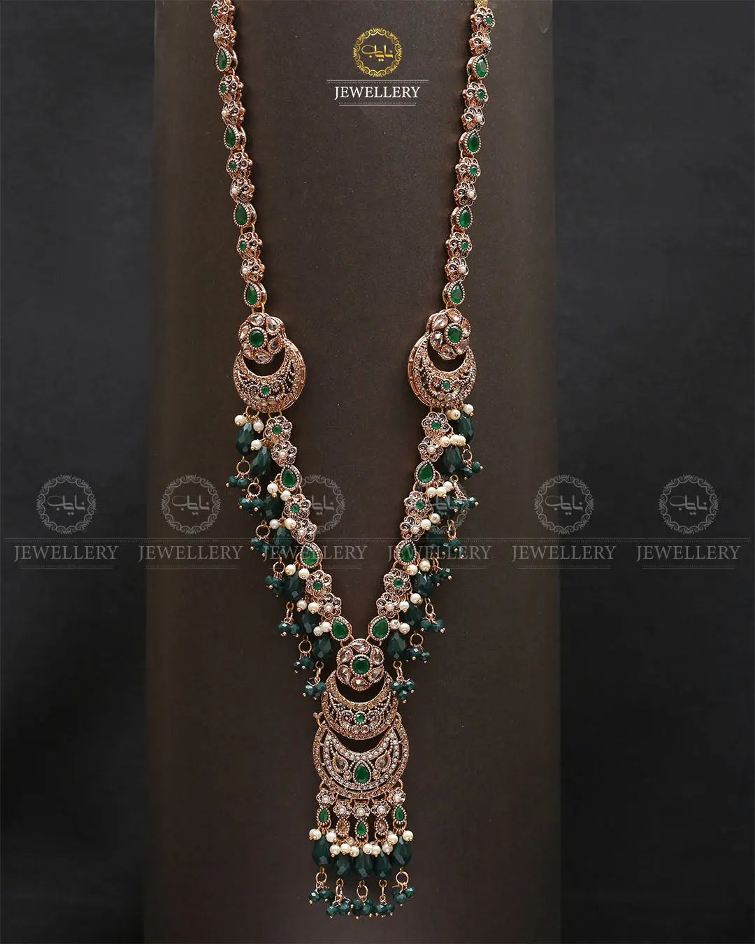 Rajhistani Long Mala set-2339-Golden Nayab Jewellery