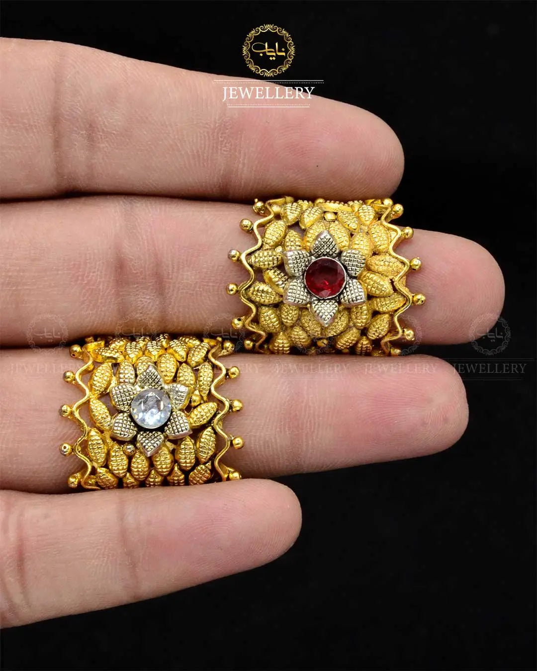 Rajwadi Free size Ring NJ-1884 Nayab Jewellery