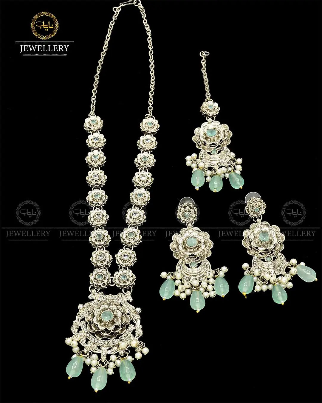 Rajwadi  Mala Necklace set NJ - 1688 Nayab Jewellery