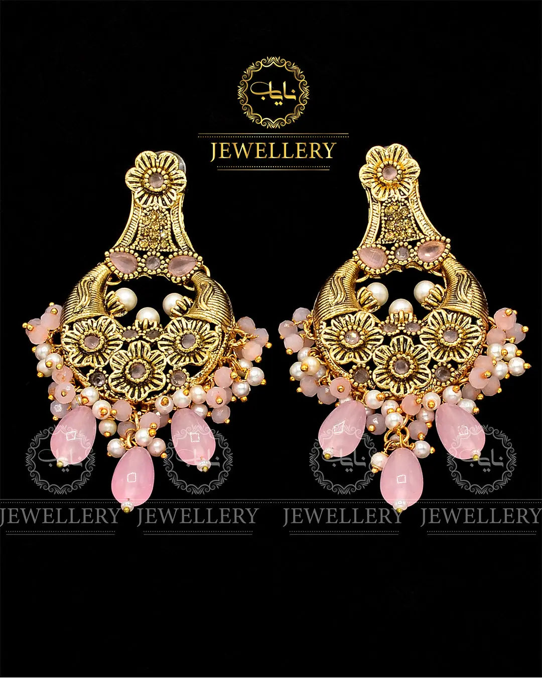 Rajwadi Style EarringsNJ -1695 Nayab Jewellery