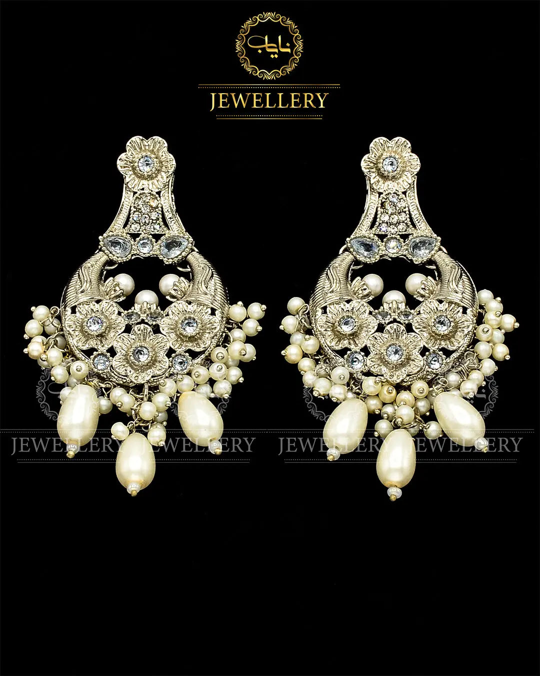 Rajwadi Style EarringsNJ -1695 Nayab Jewellery