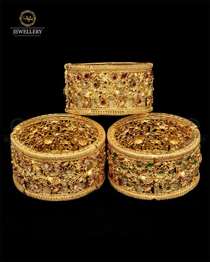 Rajwari Openable kangan NJ-1823 Nayab Jewellery