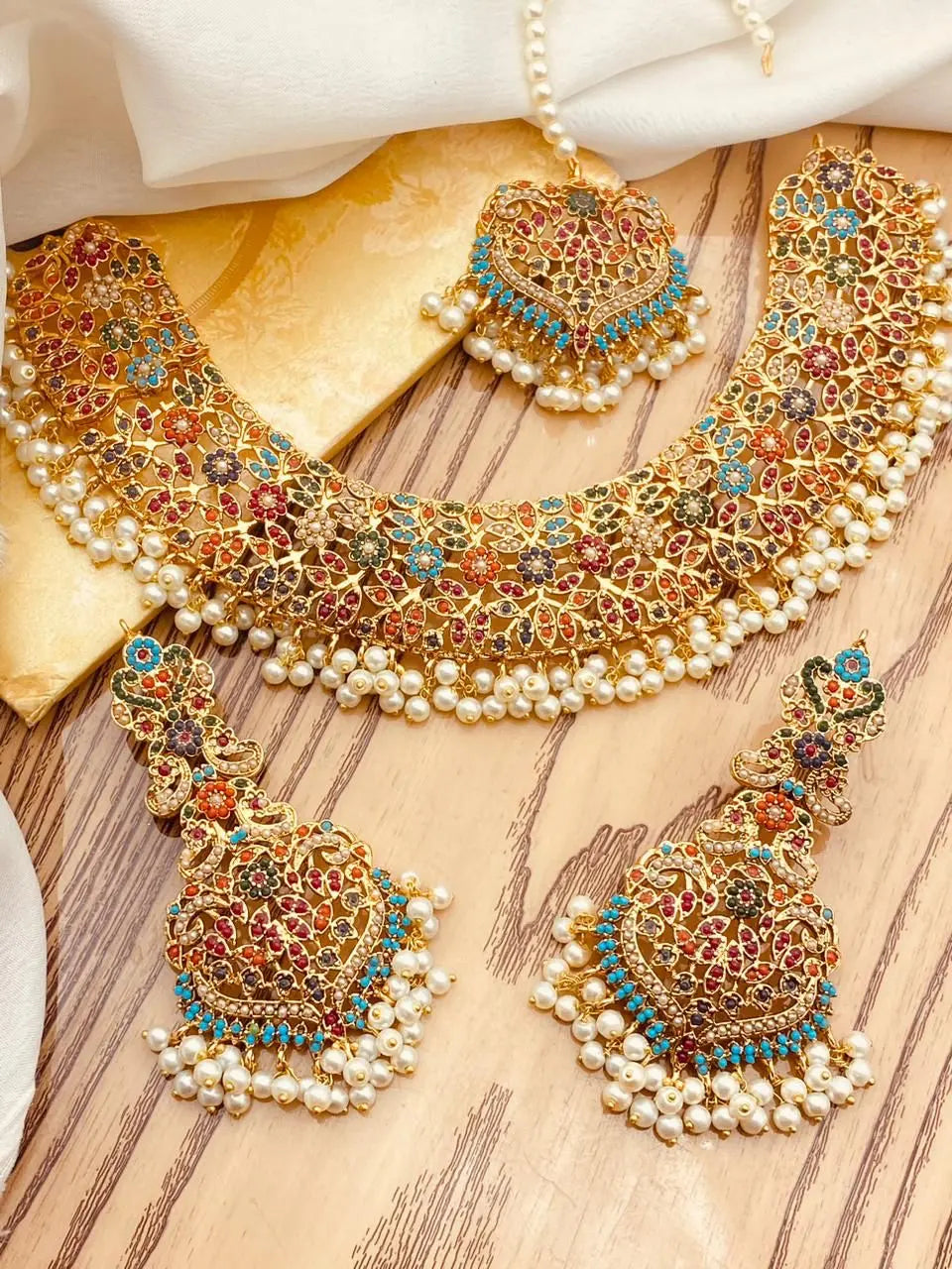 Noratan Bridal Necklace set