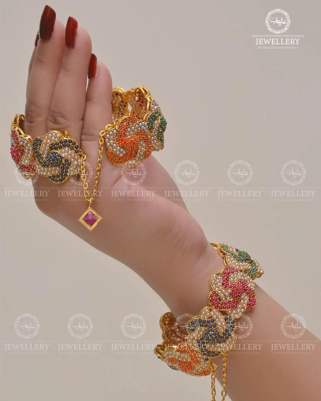 Signature Noratan Openable Bangles  NJ-1631 (Pair) Nayab Jewellery